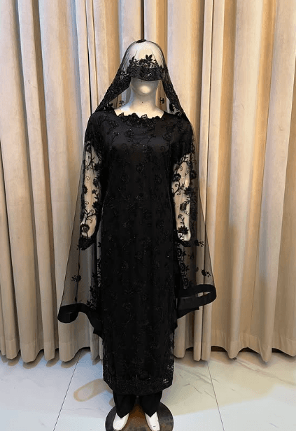 Midnight Onyx Embroidered Set — view 1