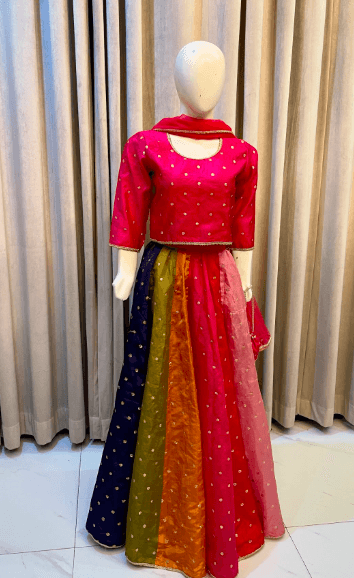 Zari Silk Multi-Panel Lehnga Set — view 1